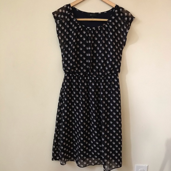 ✨ Navy polka dot dress - Picture 1 of 5